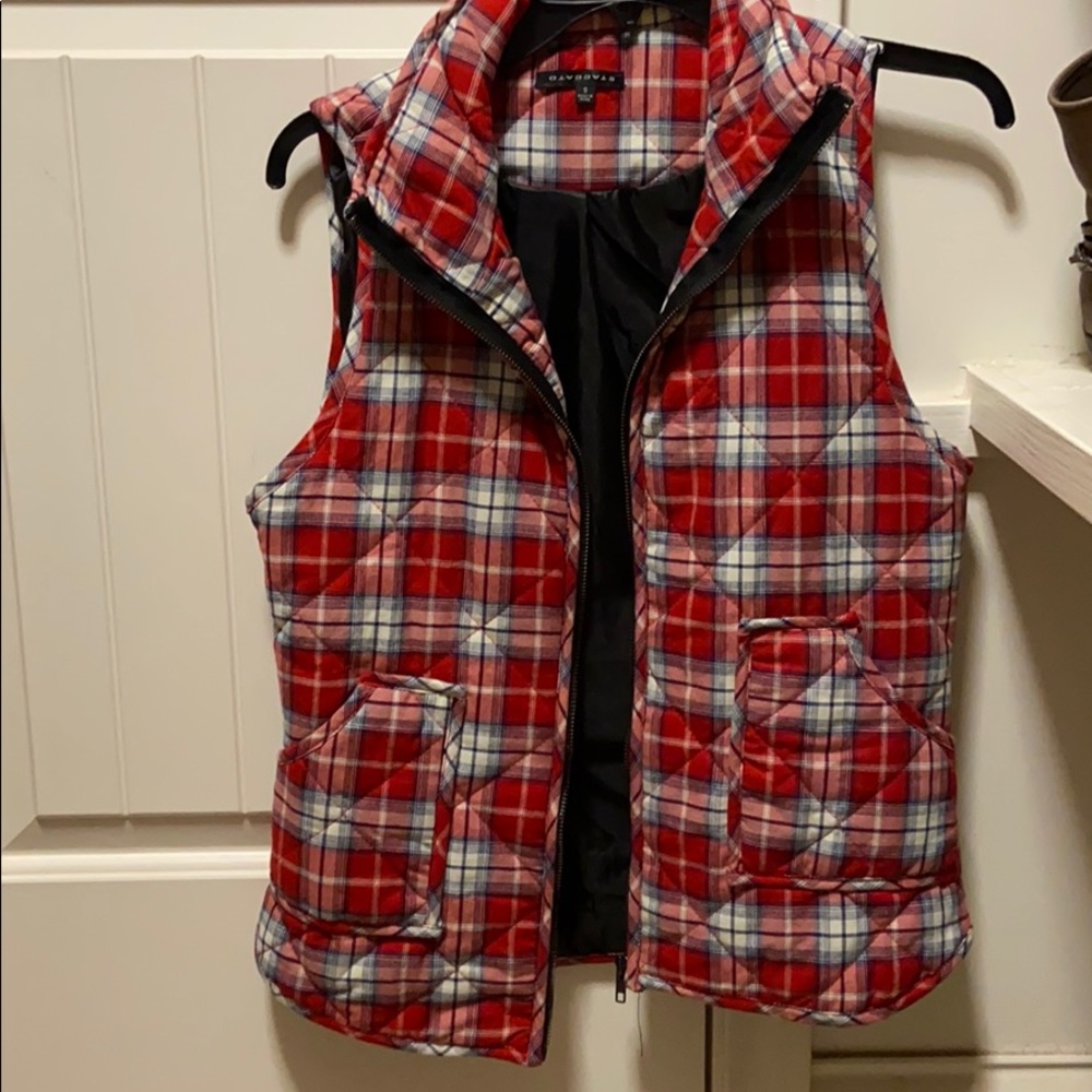 Plaid vest
